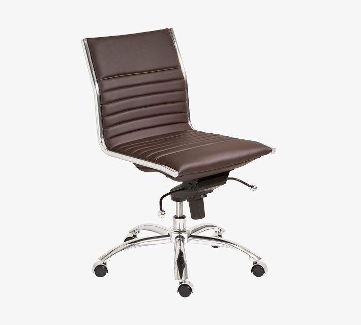 fowler armless desk chair