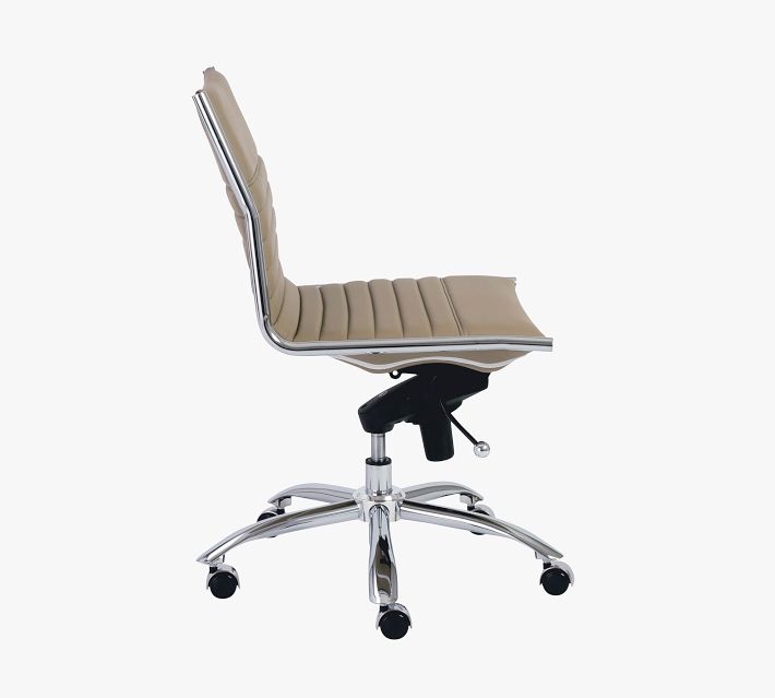 fowler armless desk chair