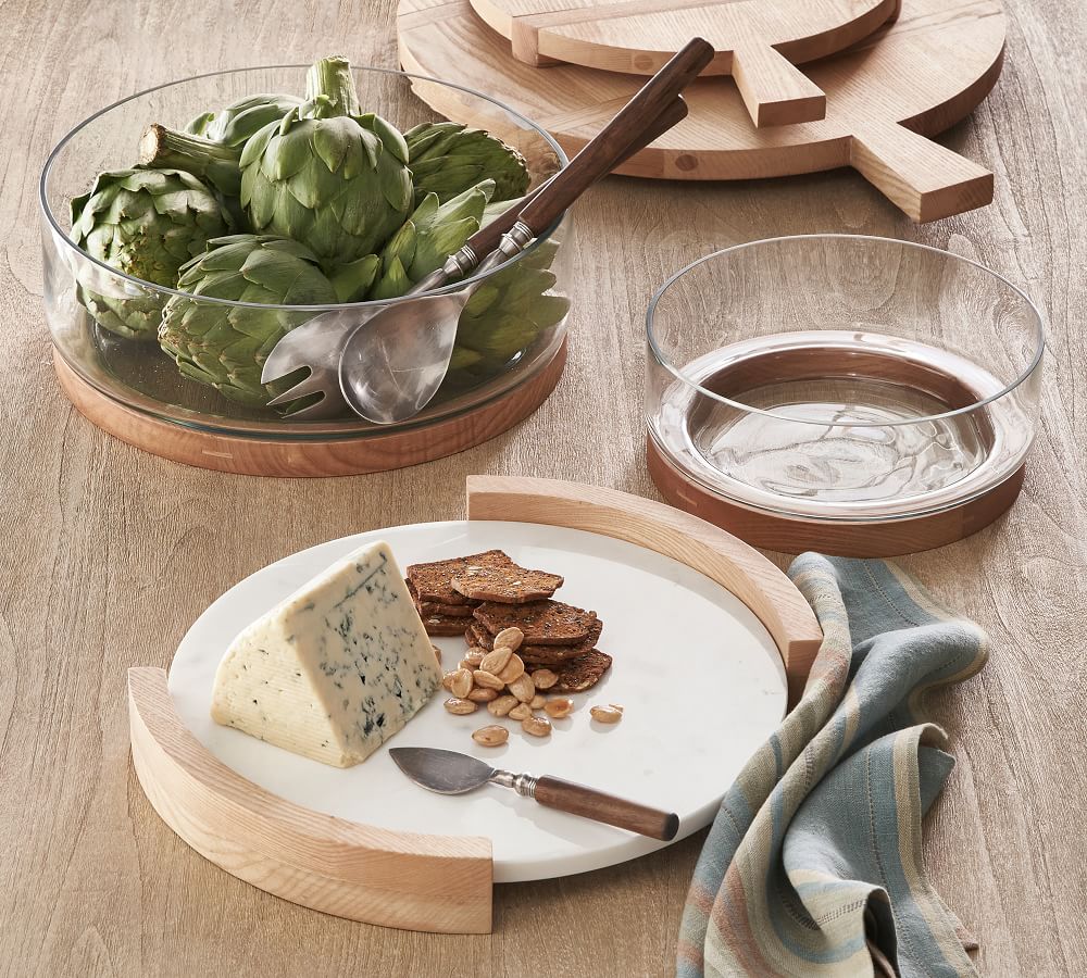 Ash Wood Serveware Collection Pottery Barn