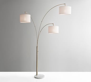 tri arm floor lamp