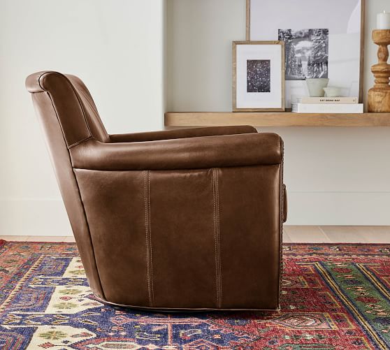 pottery barn irving swivel