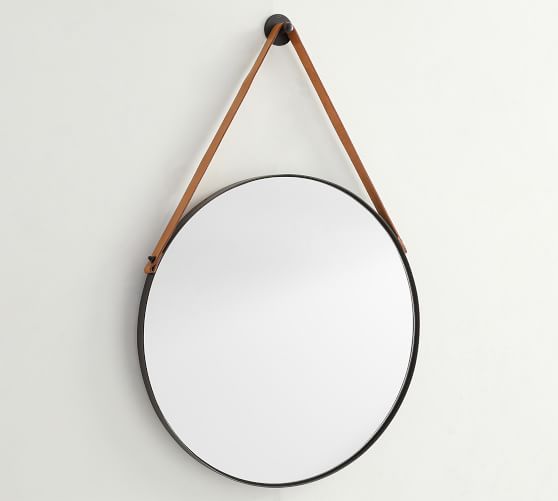 Sayer Round Hanging Mirror | Pottery Barn