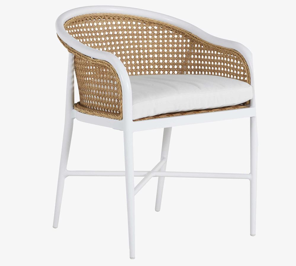 Berengar AllWeather Wicker Dining Chair & Armchair Pottery Barn