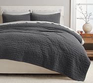 grey comforter pottery barn