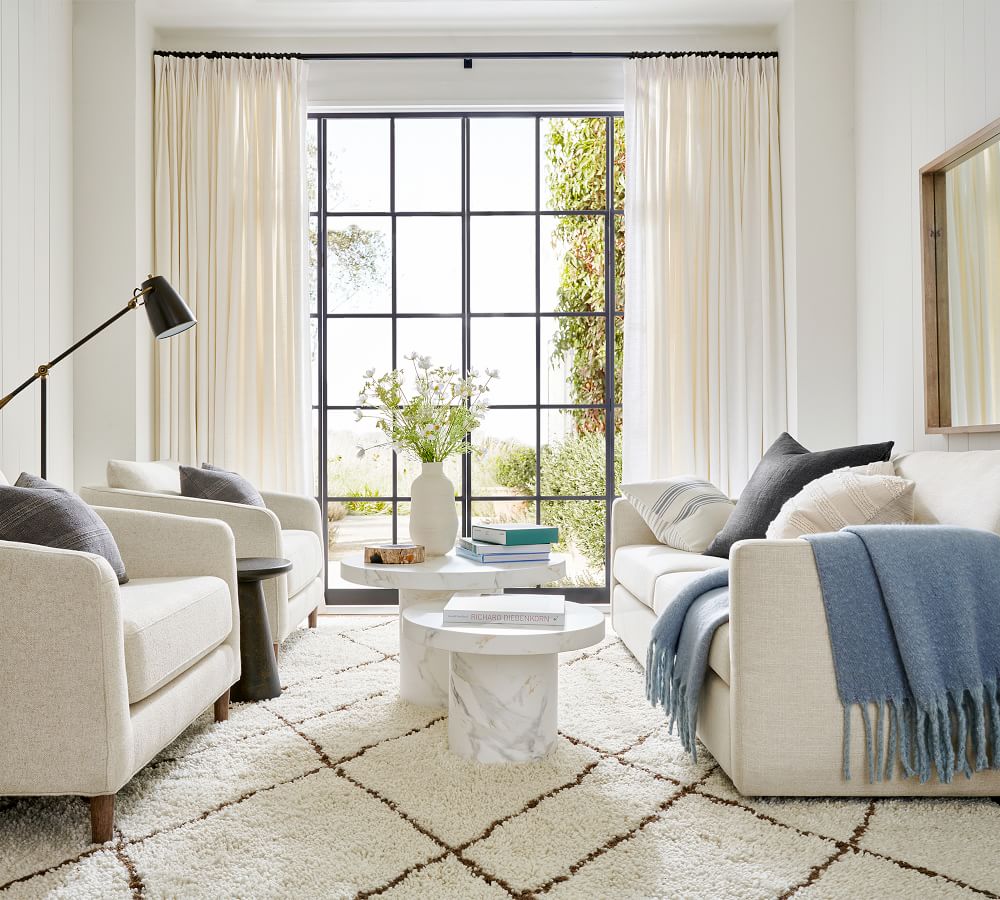 Hayes Faux Mohair Throw | Pottery Barn