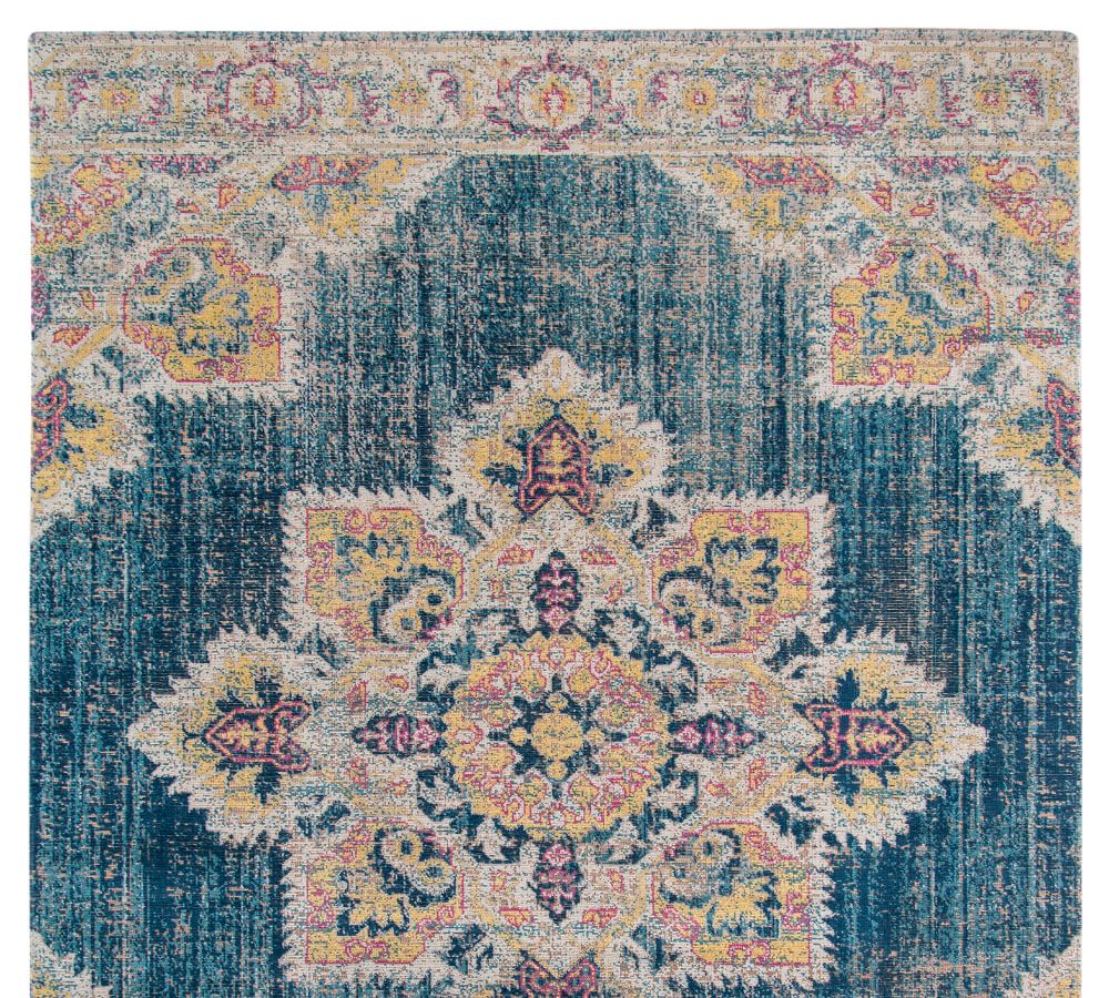 Multi Alexis Synthetic Rug Patterned Rugs Pottery Barn