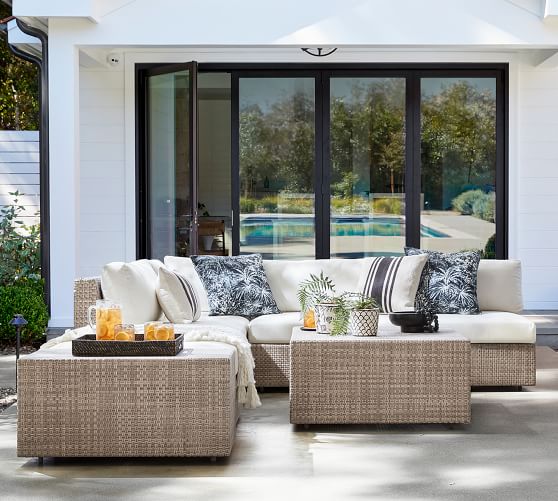 wicker modular outdoor furniture