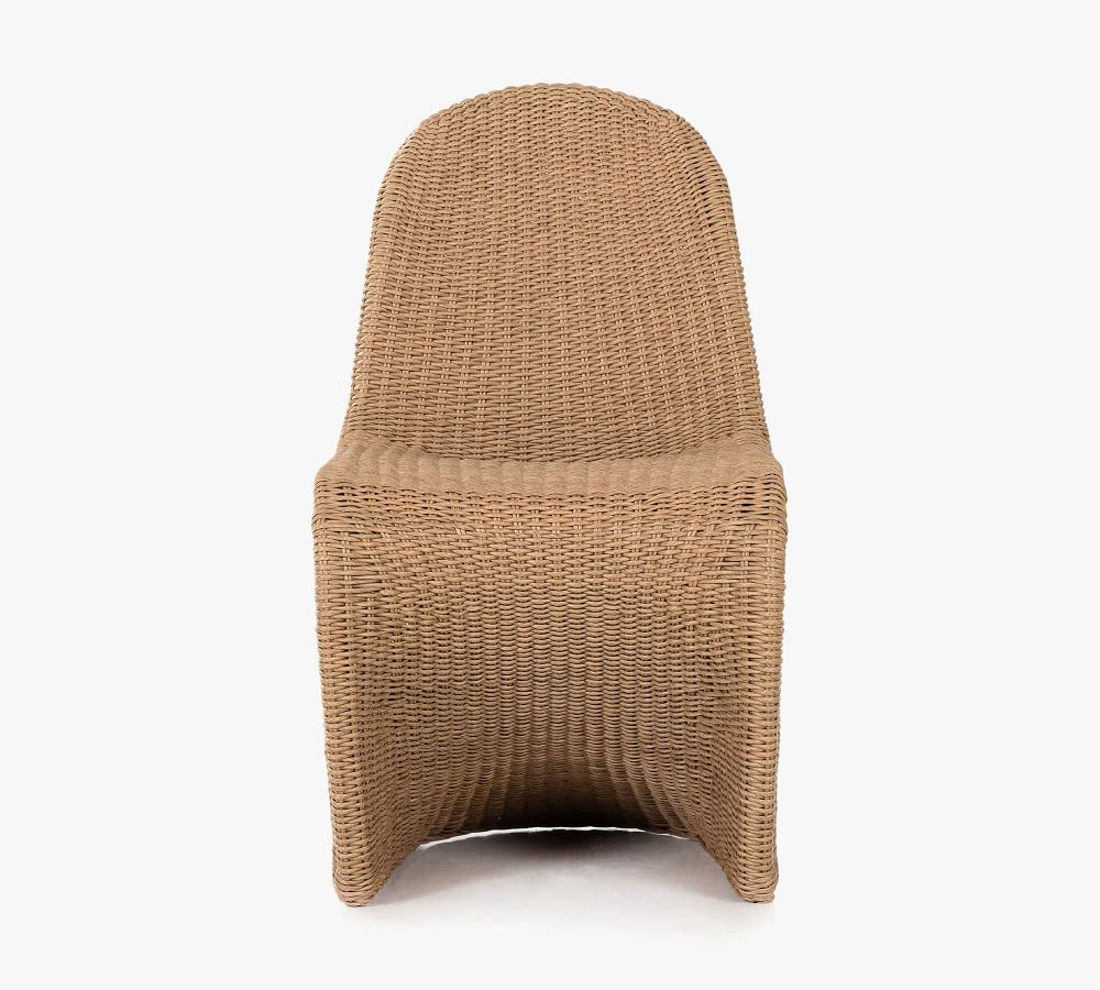 Encinitas AllWeather Wicker Dining Chair Pottery Barn