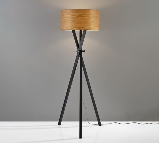 pottery barn miles tripod floor lamp