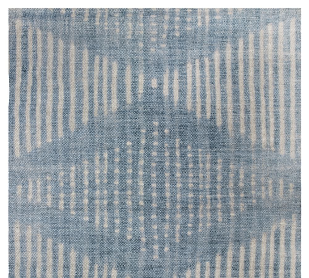 Shibori EcoFriendly Indoor/Outdoor Rug Pottery Barn