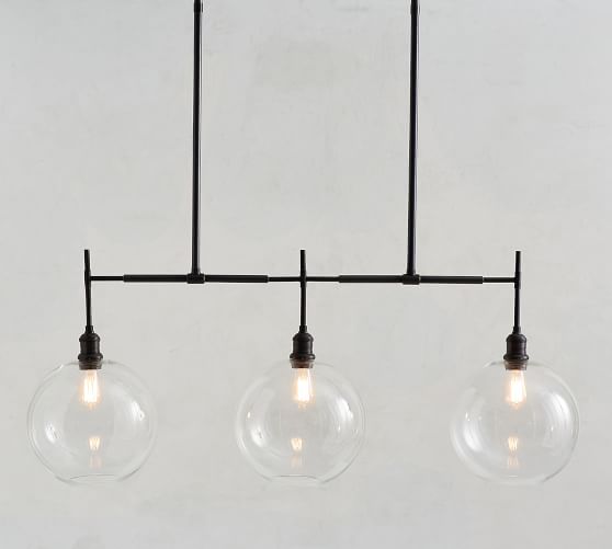 modern chandelier glass globes