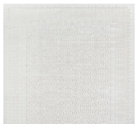 White Wool Rug Pottery Barn