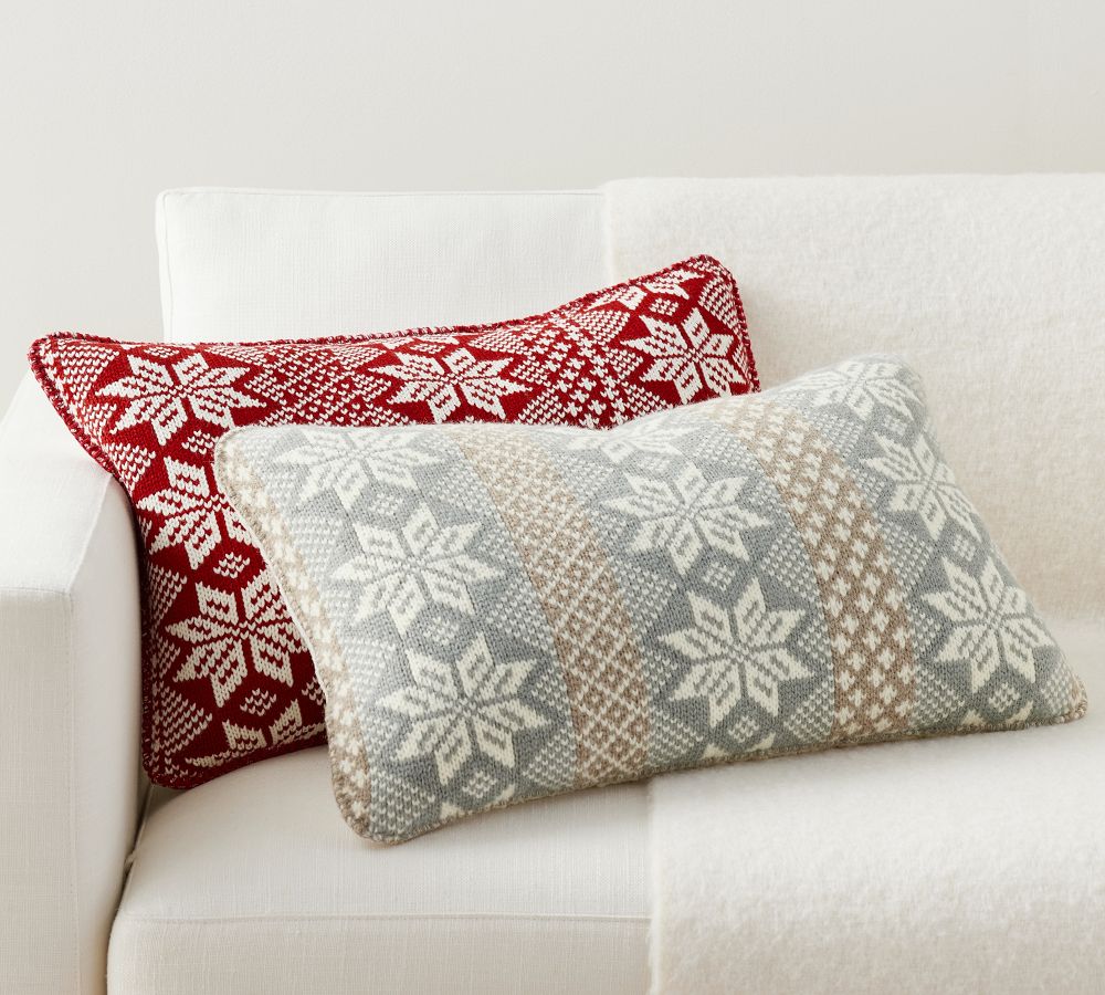 fair isle pillow cover