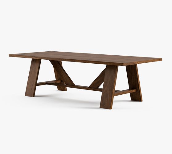 Wood Trestle Table Pottery Barn