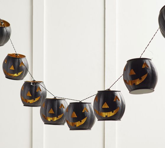 jack o lantern string lights