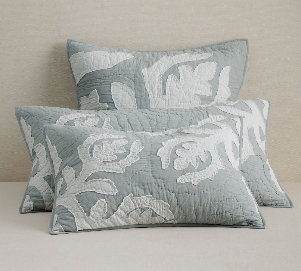 Ohana Handcrafted Cotton Quilted Sham Pottery Barn