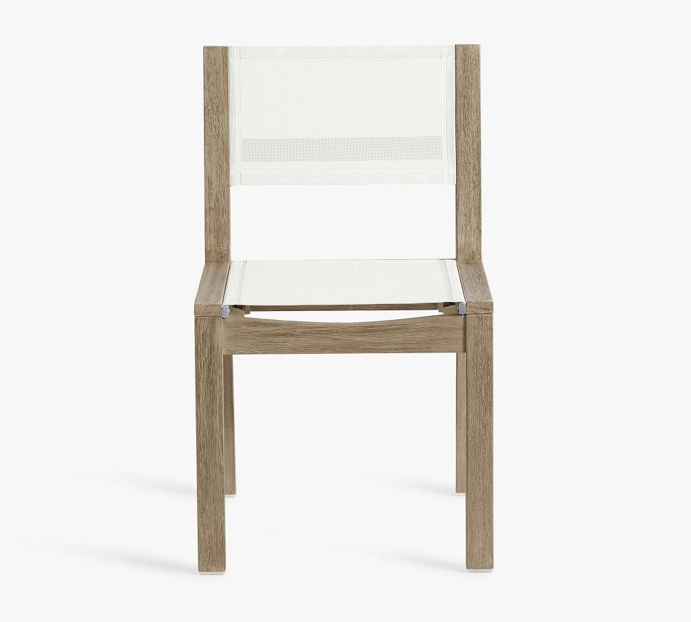 Indio FSC® Eucalyptus & Mesh Dining Chair | Pottery Barn