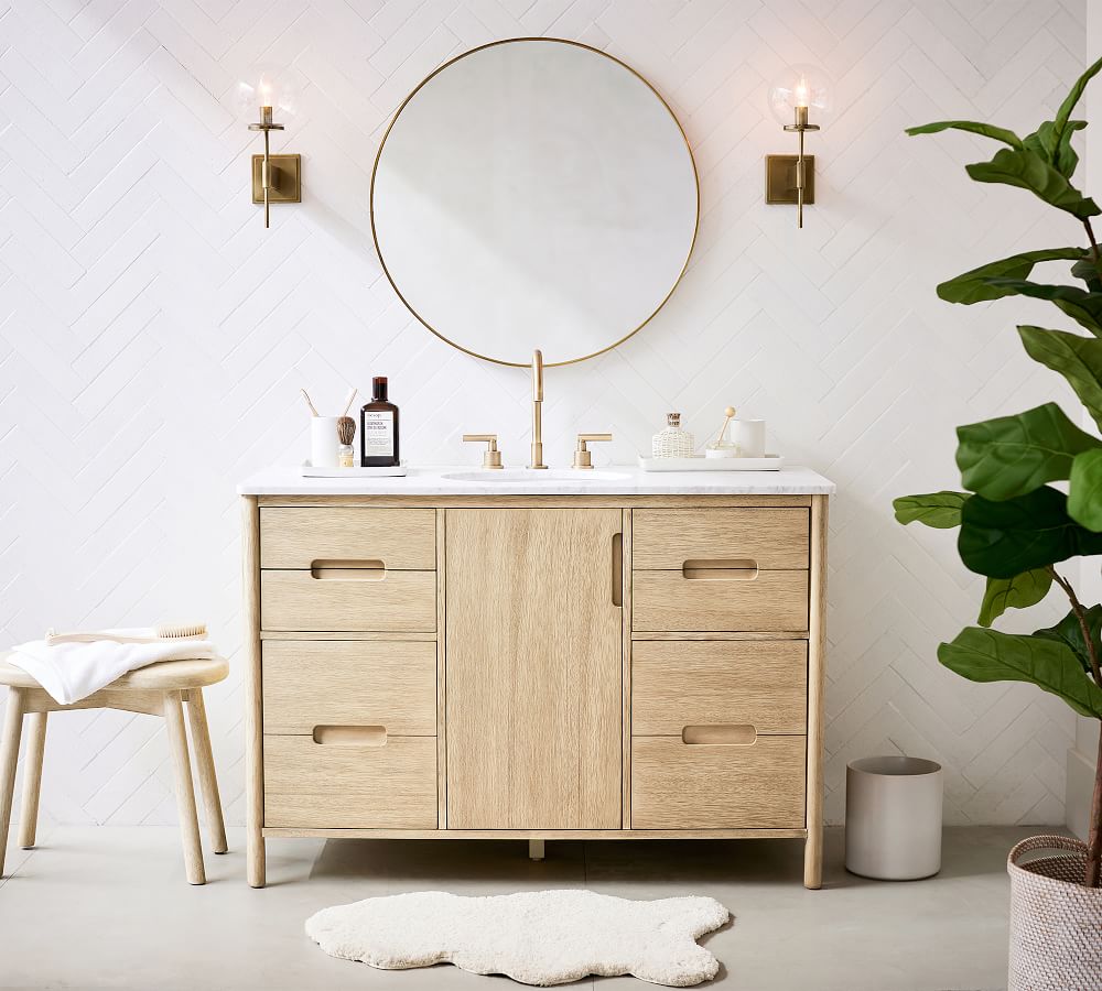 Manzanita 48" Single Wide Sink Vanity | Pottery Barn