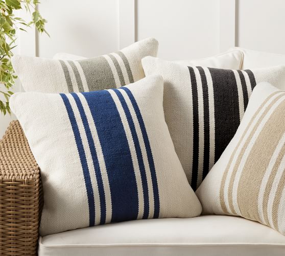 Details about   Pottery Barn "Southwestern Striped" 24" Wool Pillow Cover 