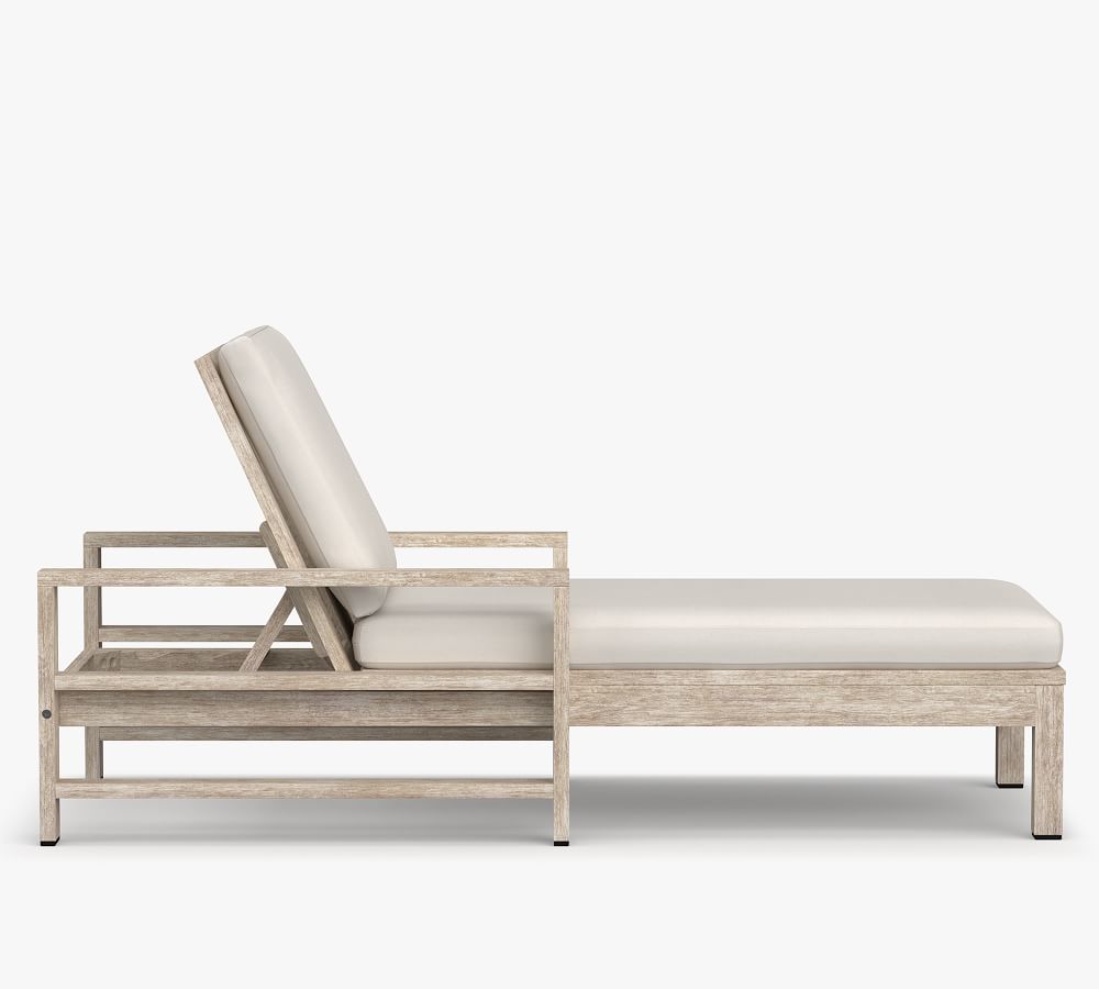 Indio Outdoor Chaise Lounge Pottery Barn