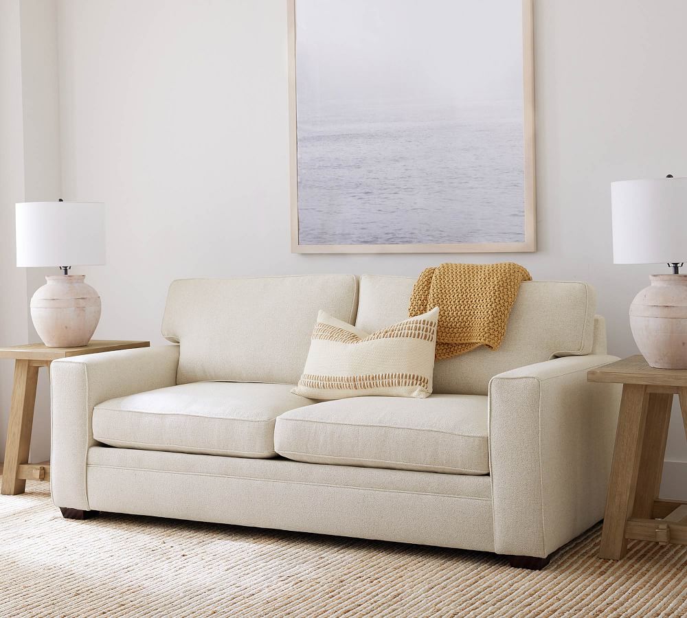 Pearce Square Arm Fabric Sofa Collection Pottery Barn