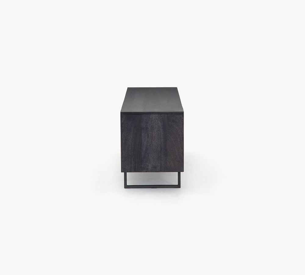 Dolores 65" Cane Media Console Pottery Barn