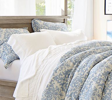 jacquard medallion duvet cover