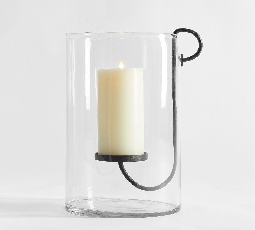 Arlo Floating Hurricane Pillar Candleholder Pottery Barn