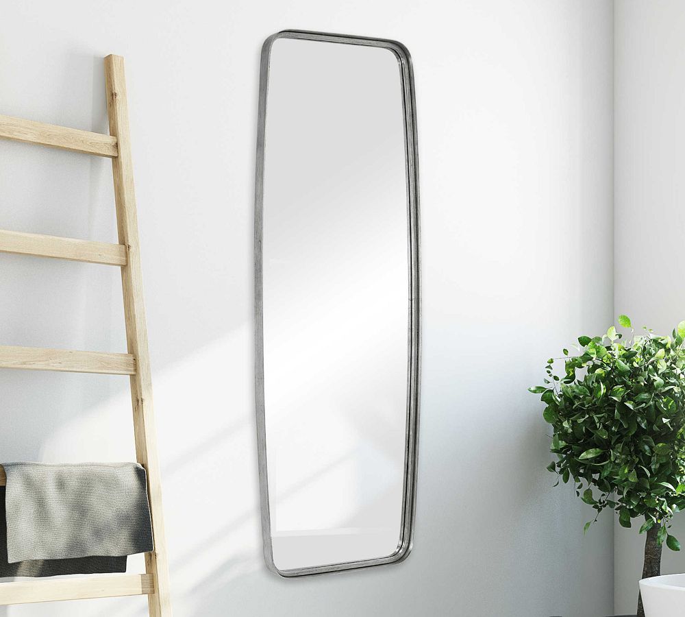 Elsa Curved Floor Mirror | Pottery Barn