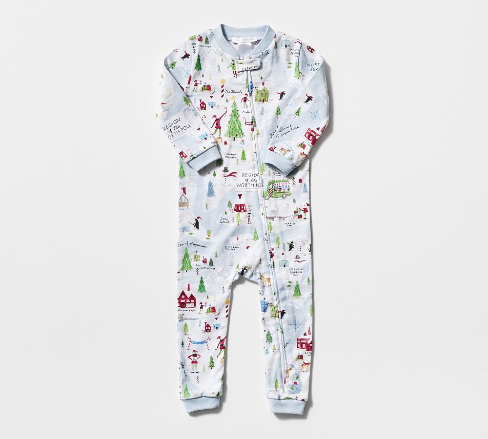 North Pole Organic Cotton Nursery Pajamas Pottery Barn