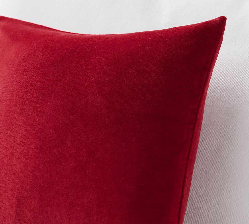 Everywhere Velvet Pillow Cover Pottery Barn