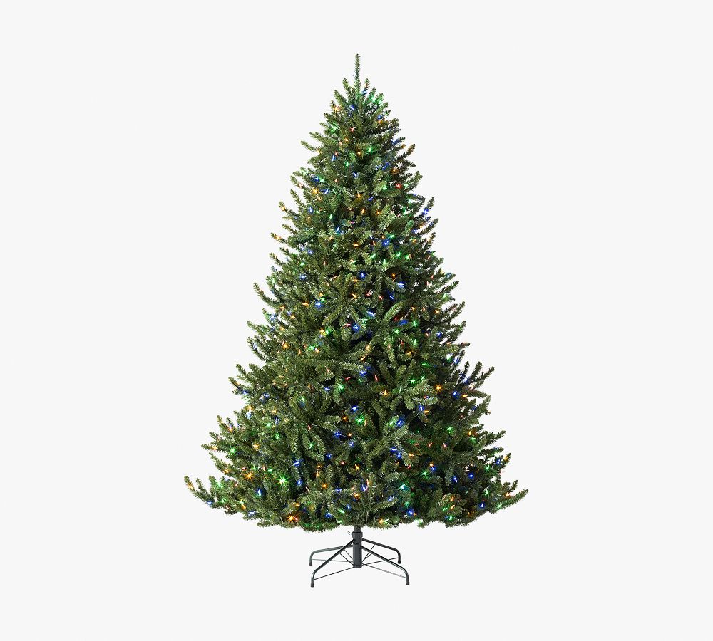 Pre-Lit Valley Fir Faux Christmas Tree | Pottery Barn