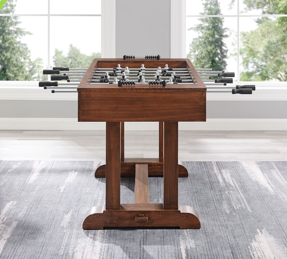 Rustic Mahogany Foosball Table Pottery Barn
