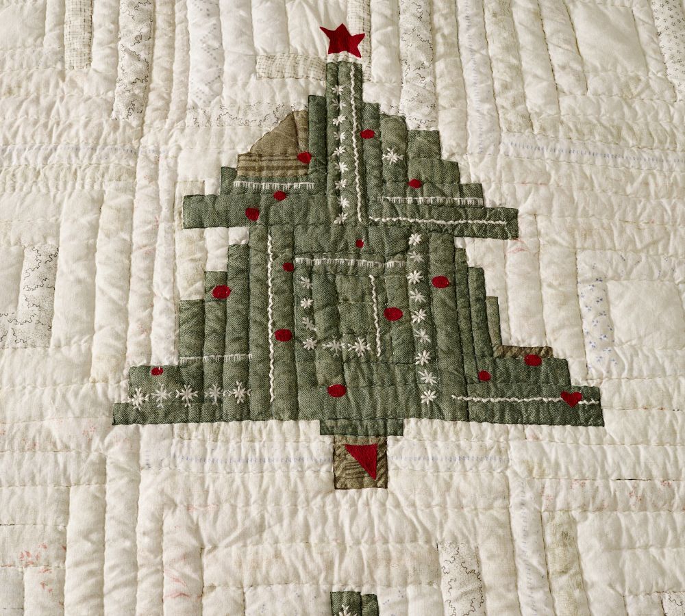 Arden Tree Applique Quilt Pottery Barn