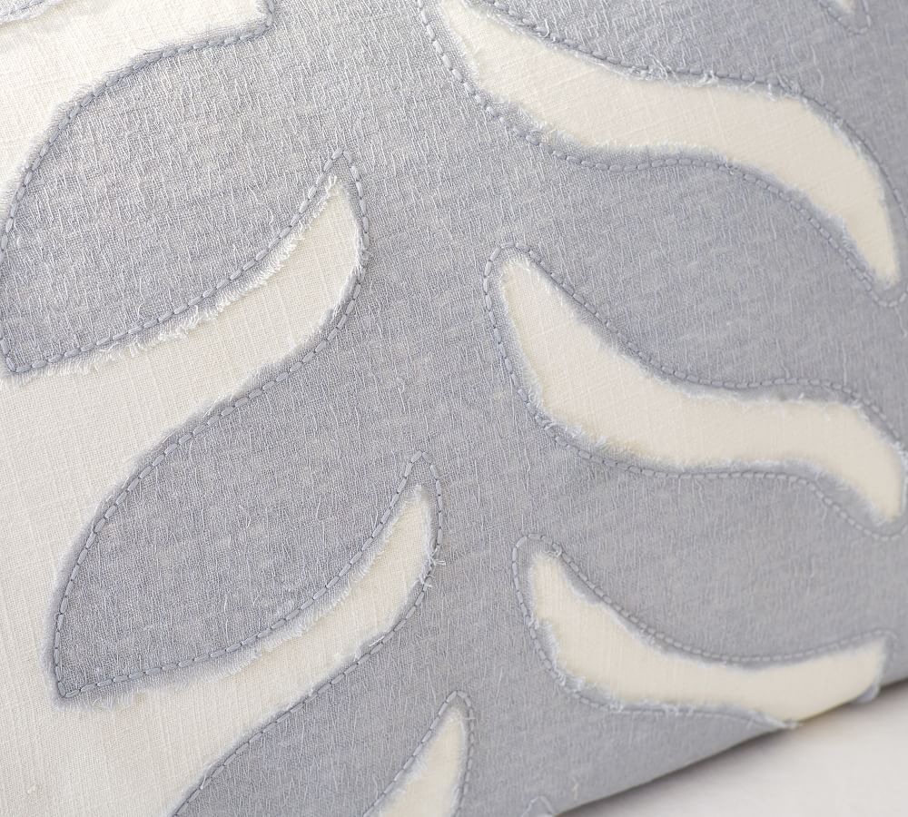 Lilo Embroidered Lumbar Pillow Cover Pottery Barn