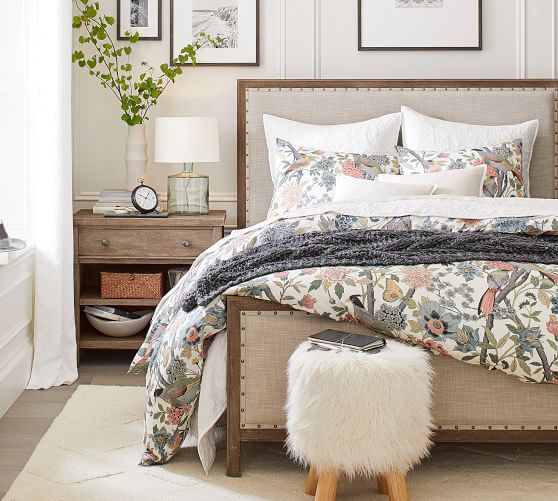 pottery barn queen duvet set