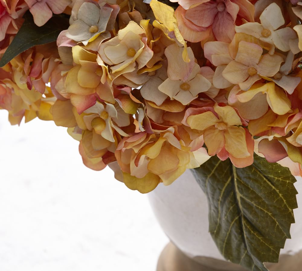 Faux Lace Hydrangea Bundle | Artificial Flowers | Pottery Barn