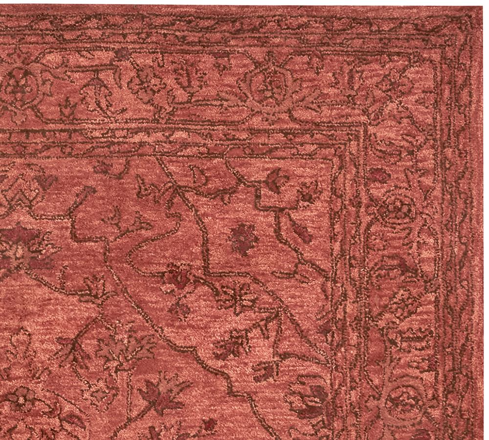Orange Brady Persian Rug Pottery Barn