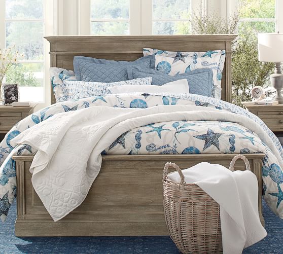 pottery barn coastal duvet