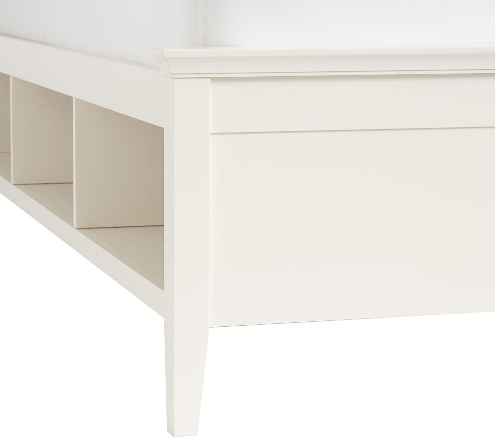 Clara Lattice Storage Platform Bed Pottery Barn