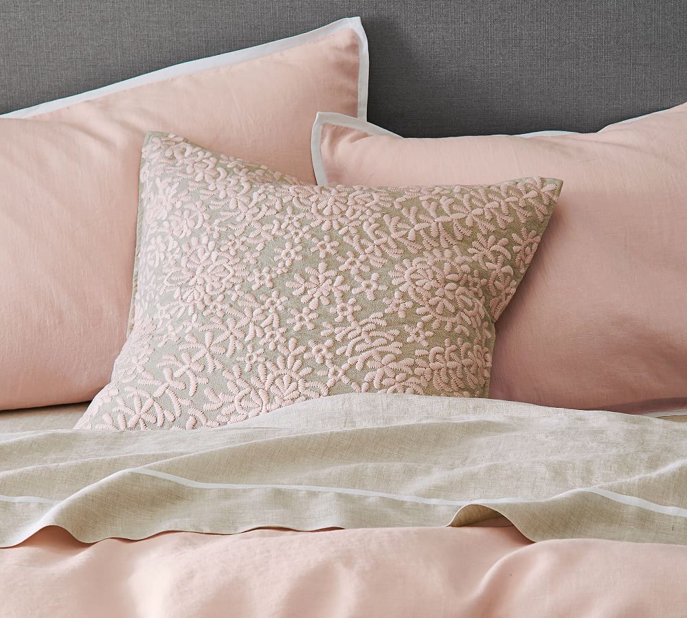 Moroccan Embroidered Decorative Pillow Cover Pottery Barn