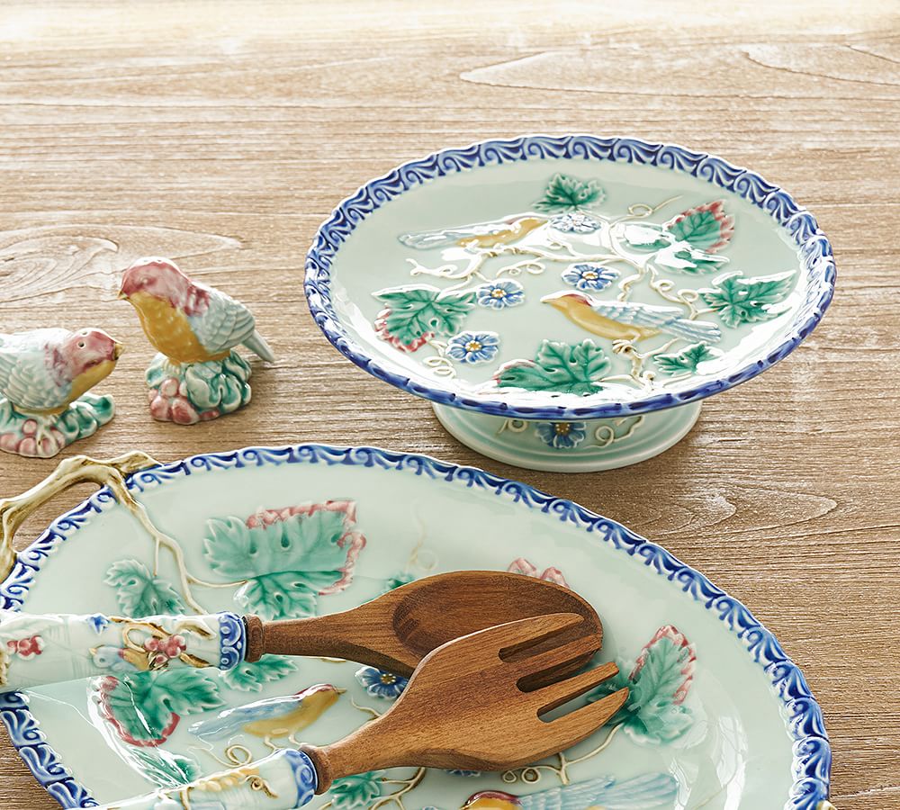 Majolica Dessert Stand Pottery Barn
