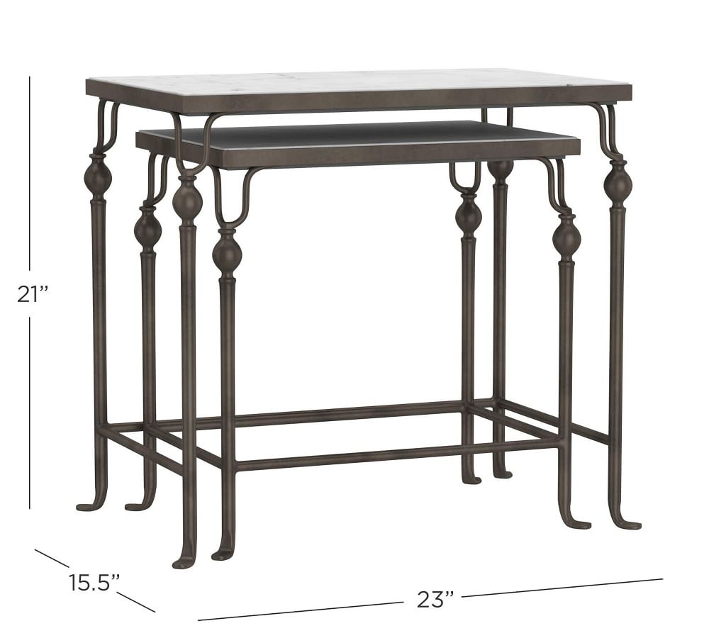 Monty Nesting Side Tables Pottery Barn