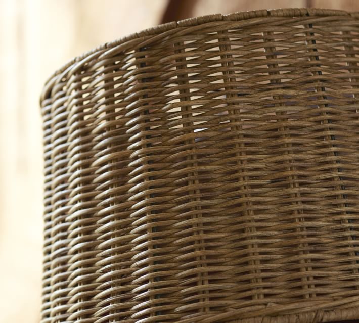 woven drum lamp shade