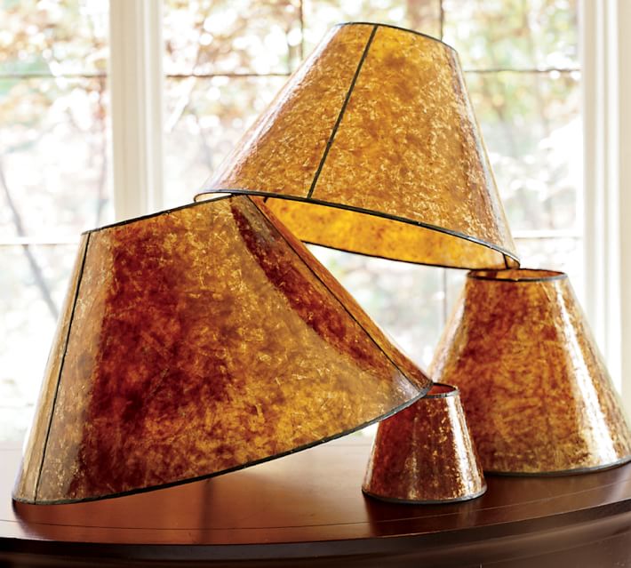 pottery barn mica lamp shade