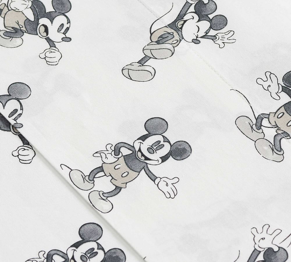Disney Mickey Mouse Organic Percale Sheet Set Pottery Barn