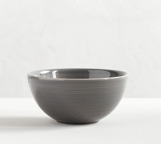 gray ceramic bowl