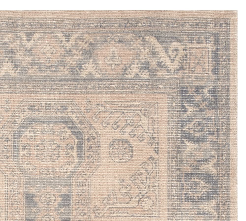 Blush Multi Sloane Printed Rug Patterned Rugs Pottery Barn