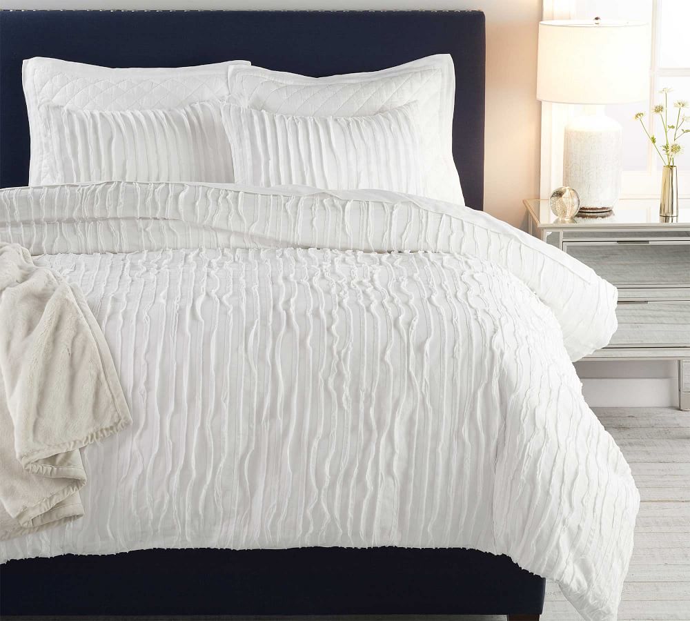 white duvet pottery barn