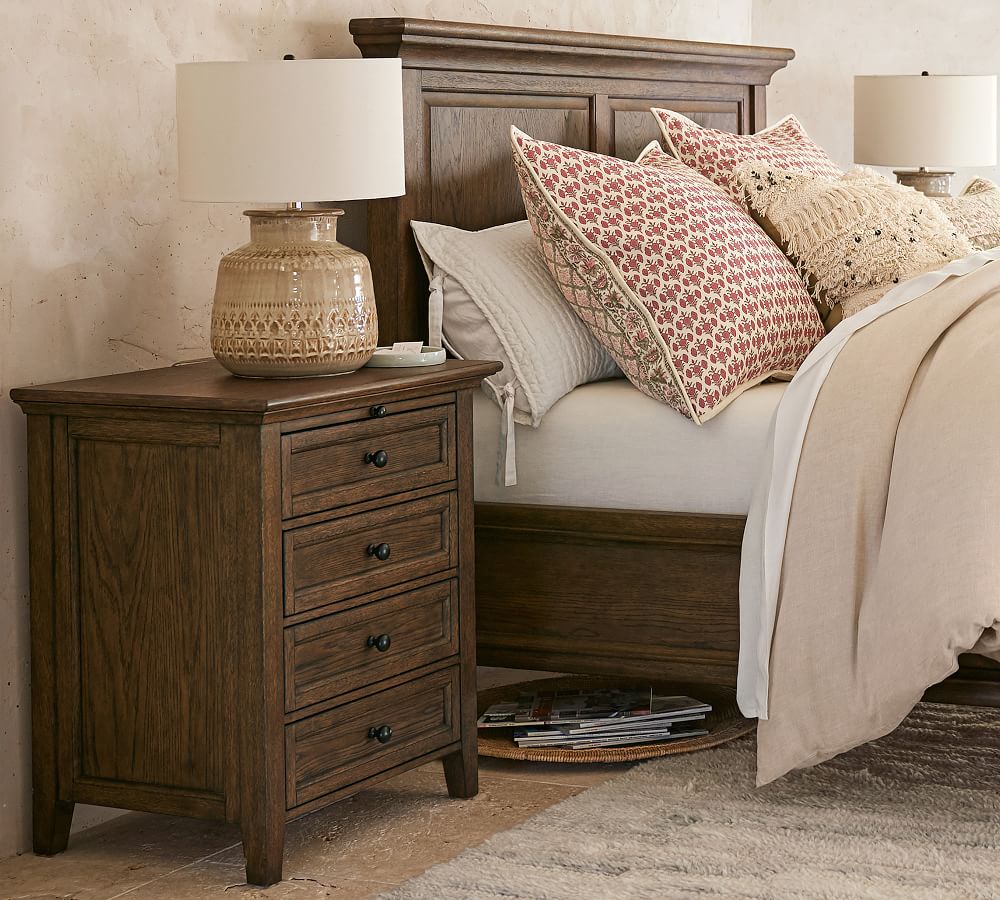 Emma Ceramic Round Table Lamp Pottery Barn